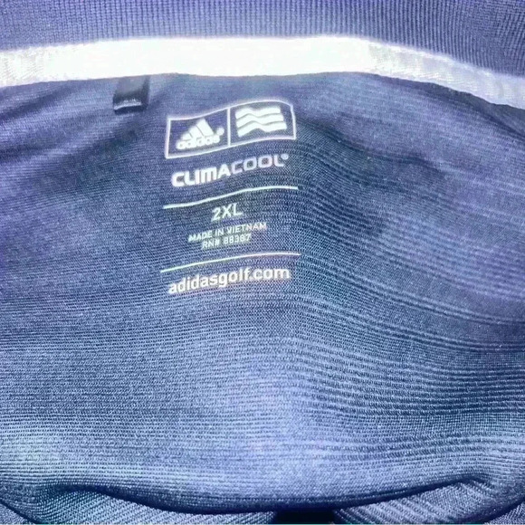 Adidas Golf Climacool Performance Quick Dry Polo Shirt Men’s Size 2XL Blue - Picture 4 of 4